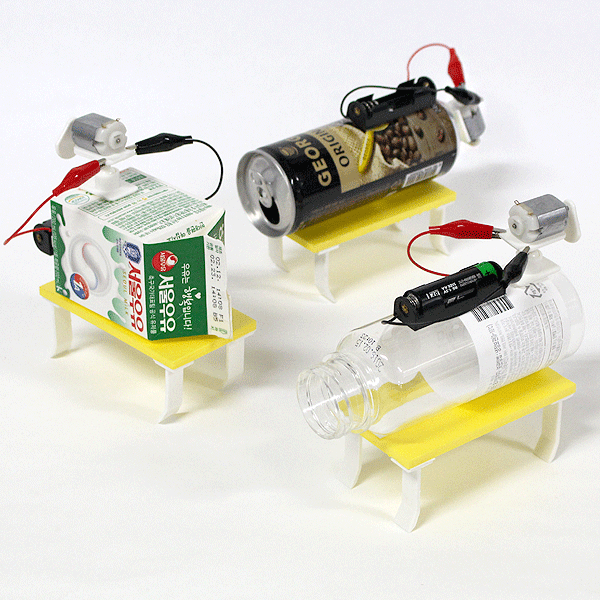 폐품 재활용 각도조절진동로봇(5인세트)