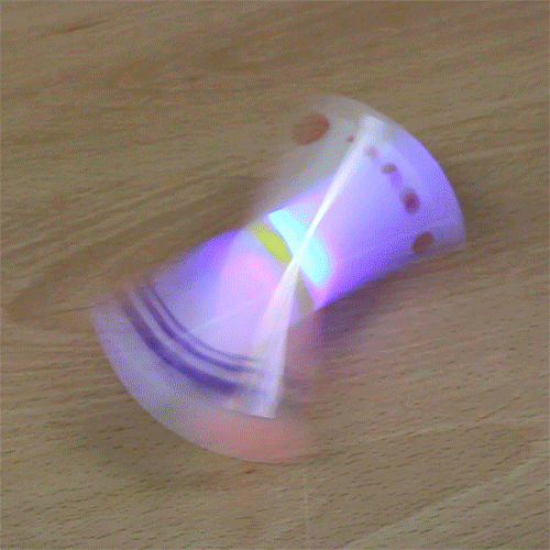 창작용 애니메이션 착시회전팽이(LED형)(5인세트)